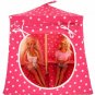 Toy Pop Up Play Tent, 2 Sleeping Bags, pink, polka dot print fabric, handmade