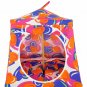 Toy Pop Up Play Tent, 2 Sleeping Bags, multicolor, heart print fabric, handmade