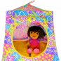 Toy Pop Up Play Tent, 2 Sleeping Bags, multicolor, pastel print fabric, handmade