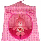 Toy Pop Up Play Tent, 2 Sleeping Bags, light pink, small flower print fabric, handmade