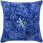 Tooth Fairy Pillow, blue, daisy shadow print fabric, iridescent flower bead trim for girls, handmade