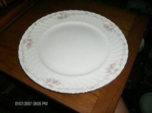 Genuine Fine ChinaTwo Dinner Plates Gold Standard Nice