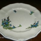 Bone China 3 Salad Plates Staffordshire Blue Floral