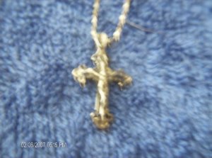 Sterling Silver Chain with Cross Pendant!!!!!