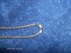 Sterling Silver Chain with Heart Pendant (Bargain!!!)
