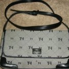 Tommy Hilfiger Gray & Black Handbag  Very Nice!