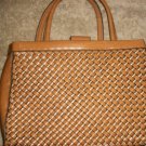 Relic Brown Weave  With Leather Trim Very Nice!!