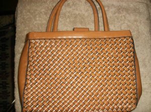 Relic Brown Weave  With Leather Trim Very Nice!!