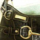 George Black Large Handbag  Studs on Bottom Very Nice!
