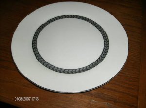 Faberware Imperial Platinum Two Bread Plates 6" Nice