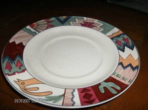 STUDIO NOVA Two Saucer Plates Dear Run Y2215 Very Nice!