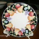 2 Salad Plates By Sango Fruit Pattern #3968 Very Nice!