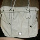 Nine&Co. Large Soft White LeatherTotebag  Very Nice!