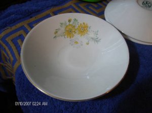 Three Knowles Gold Rim Fruit Bowls Very Nice!!