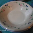 Two Allegro Stoneware hearthside Soup Bowls Floral