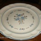 Gordella Hand Decorated Stoneware 2 Dinner Plates Nice!