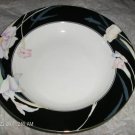 Mikasa 2 Soup Bowls Charisma Black #L9050 Very Nice!