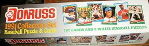 1991 Donruss Baseball Complete Factory Set