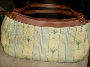 Cappelli Colth/Leather Trim Handbag Bargain Buy!!