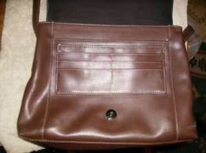 Nine West Brown Leather Shoulder Handbag Bargain Buy!!