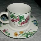 Majesticware By Sakura Geranium Two Cup+Saucer Sets