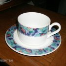 Two Sango Cup+Saucer Sets Spring Jewel #4819  (Bargain)