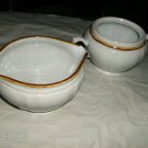 Americana Hearthside Stoneware Gravy&Suger Bowl Bargain