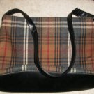 Preston & York Muti-Brown Plaid Handbag  Very Nice!!!
