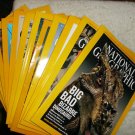 12 Issues Nat. Geographic Mag .Jan. Thru Dec. 2007