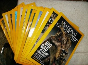 12 Issues Nat. Geographic Mag .Jan. Thru Dec. 2007