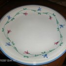 Two Savoir Vivre Blue Floral #JF036  Salad Plates  Nice