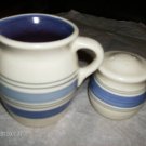 Pfaltzgraff Creamer+Salt Shaker Very Nice!!
