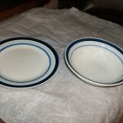 Mainstay Home (Multi Band Blue) Bowl+Saucer Nice !!