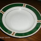 Majestic China Malachite(8420) Five Soup Bowls Nice!