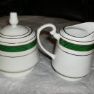 Majestic China Malachite(8420) Creamer+Sugar Bowl Nice!