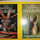 Two Issues Nat. Geographic Mag. Mar & Apr. ..1998 Nice