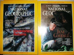 Two Issues Nat. Geographic Mag. Nov & Dec..1995 Nice