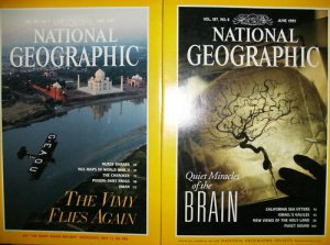 Two Issues Nat. Geographic Mag. May & June..1995 Nice