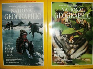 Two Issues Nat. Geographic Mag. May & June..1992 Nice