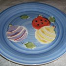 Brushes Handpainted Stoneware Large Dinner Plate Nice!