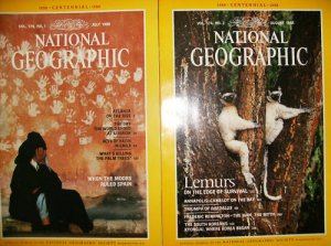 Two Issues Nat. Geographic Mag.July & Aug.. 1988  Nice
