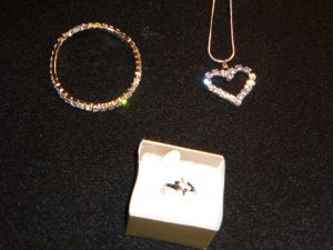 3 Pc Set- Necklace, bracelet & ring