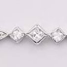 CZ Bezel Tennis Bracelet