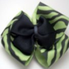 Small Boutique Lime Green Zebra