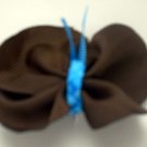 Brown and blue butterfly