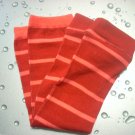 Baby Legs--Red with pink stripe
