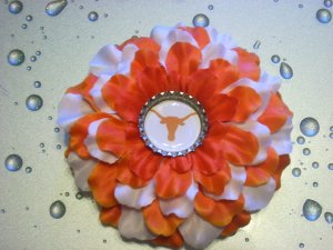 Bottle Cap Flower - Texas Longhorns