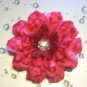 Flower Hair Clip - Hot Pink