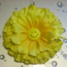 Flower Clip - Smiley Face