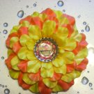 Bottle Cap Flower - "Gobble"